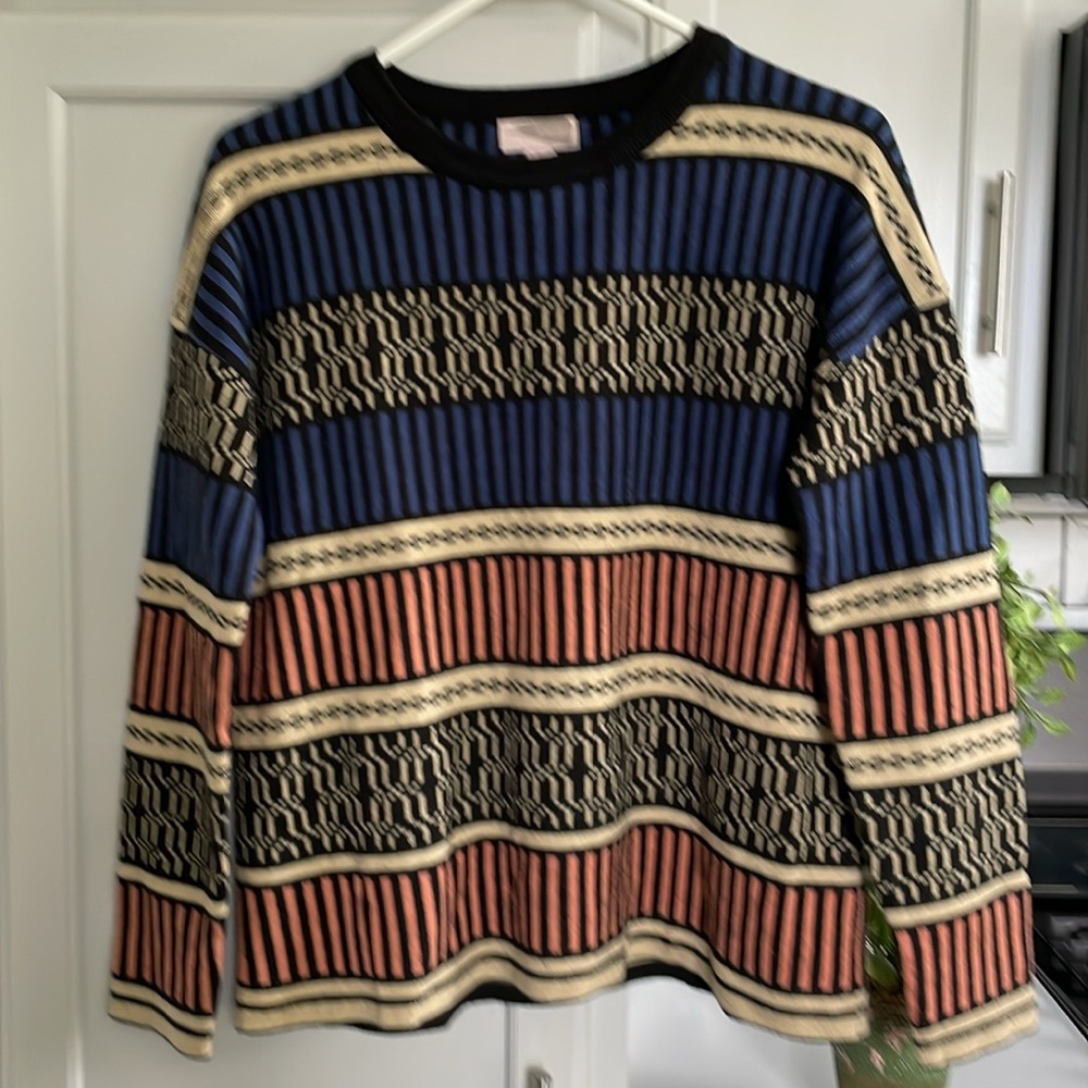 Forever 21 Ladies Wool Blend Striped Sweater M EUC